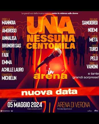 Una, nessuna, centomila 05/05/24 Verona SOLO BUS
